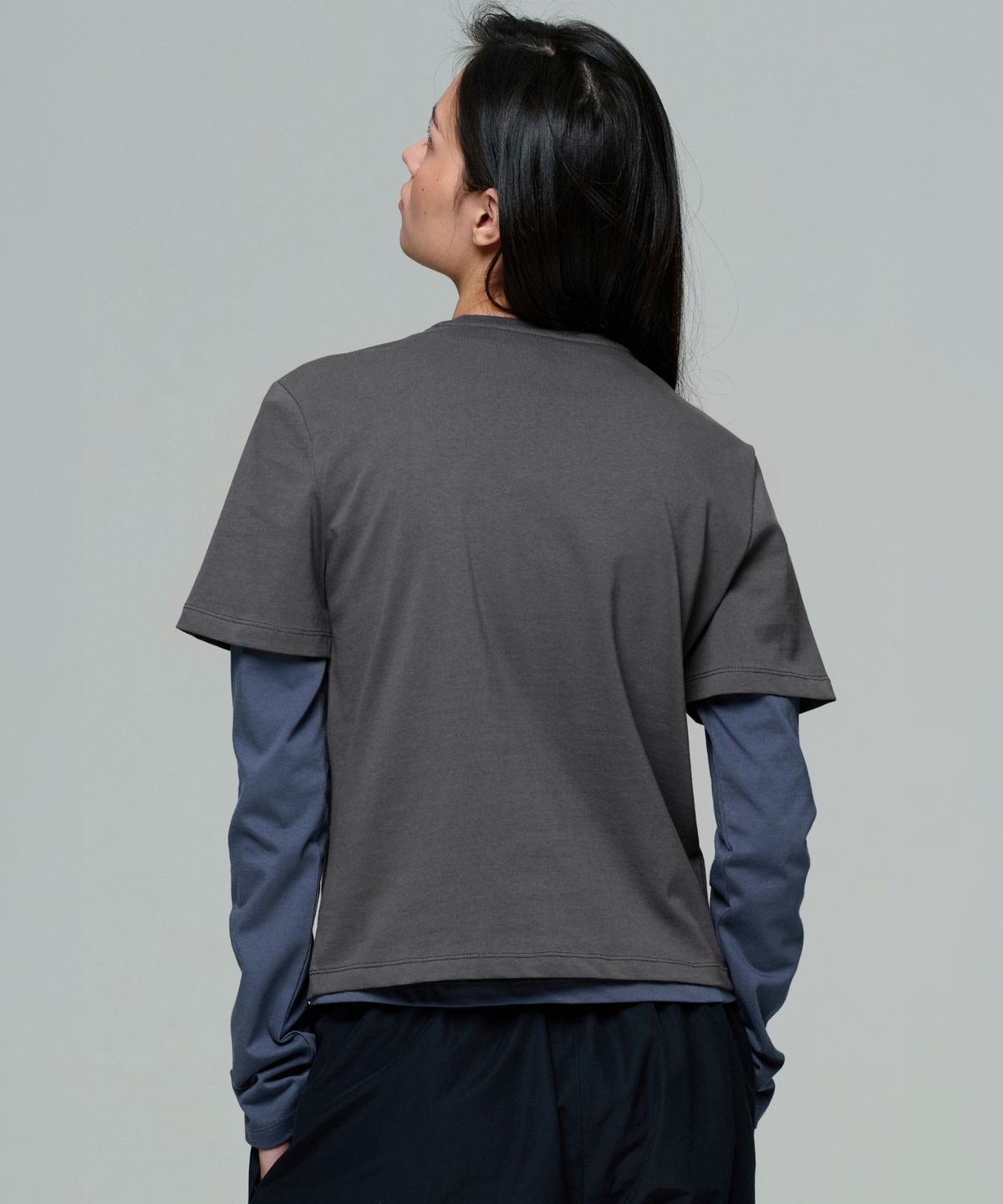 이알에이(ERA) WOMEN ERA ESSENTIAL T - WASHED D.GRAY