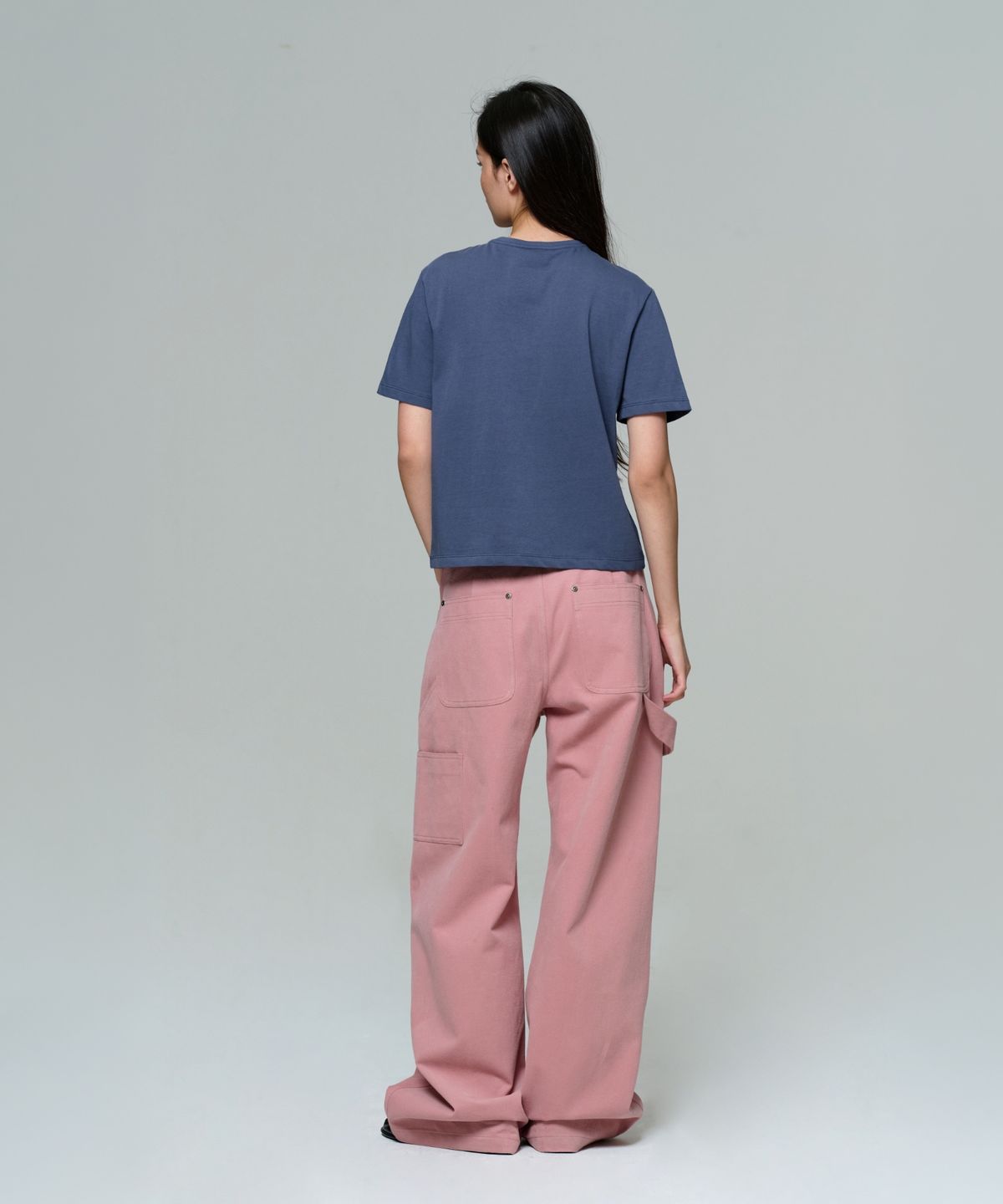 이알에이(ERA) WOMEN ERA ESSENTIAL T - WASHED NAVY