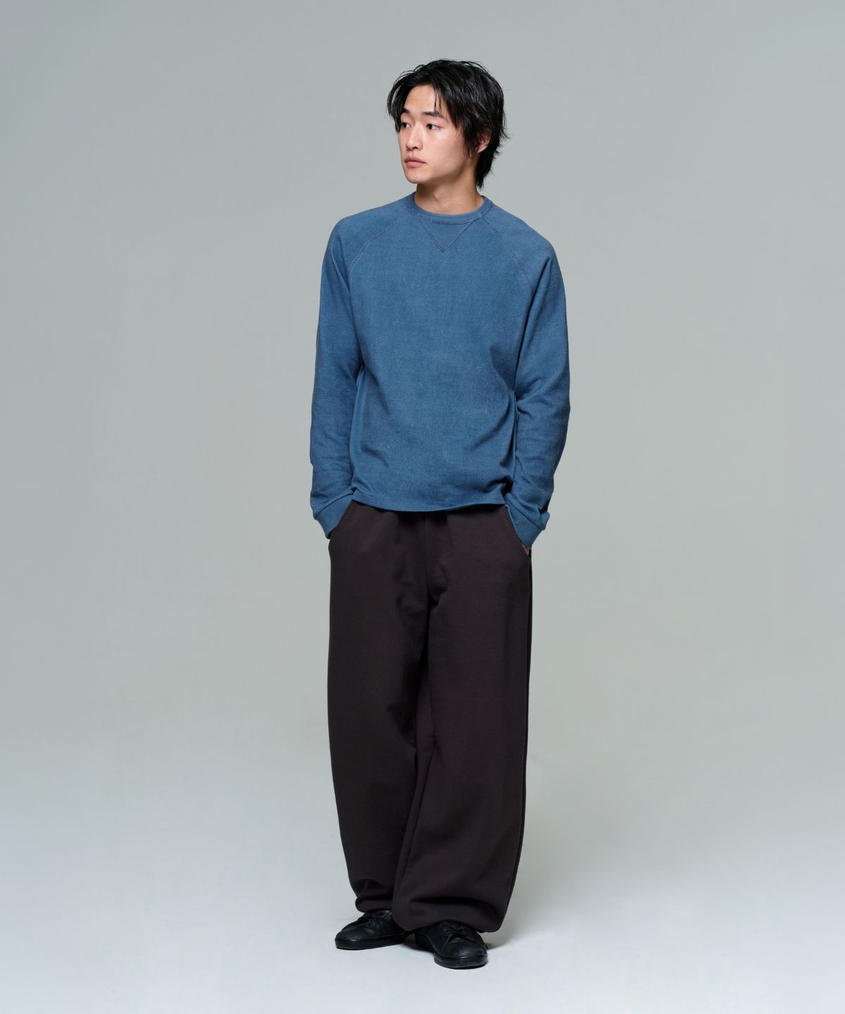 이알에이(ERA) UNISEX ERA WIDE JOGGER SWEATPANTS - FADED BLACK