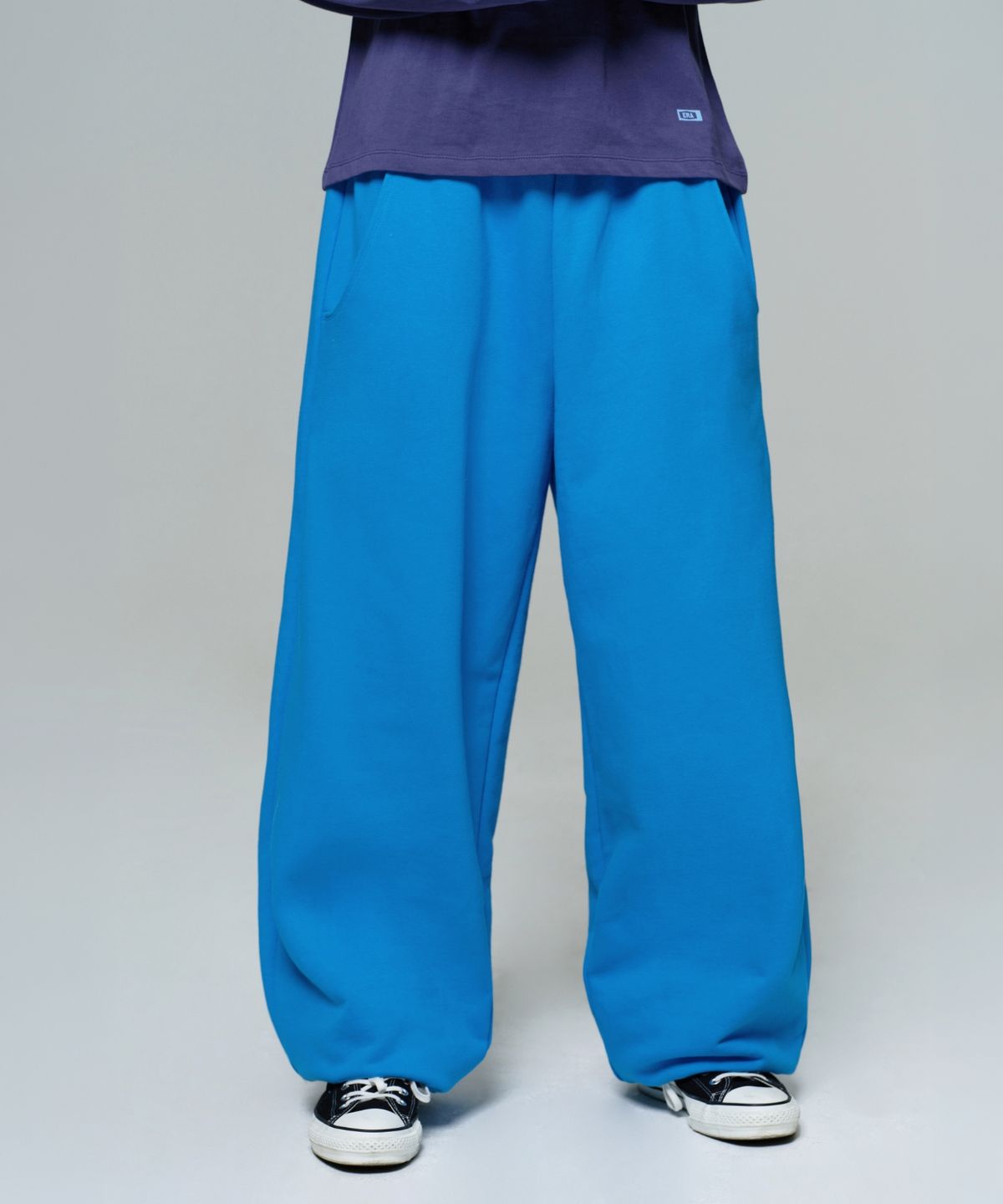 이알에이(ERA) UNISEX ERA WIDE JOGGER SWEATPANTS - CAPRI BLUE