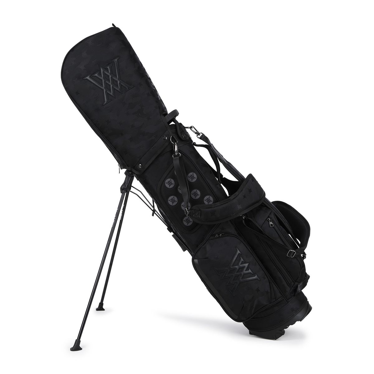 어뉴골프(ANEW GOLF) 9 UNI MILITARY STAND BAG_BK