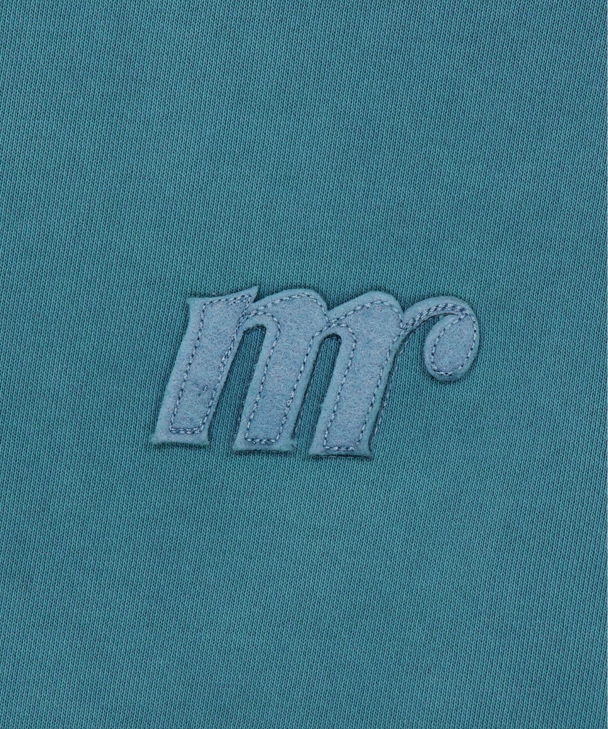 맨하탄레코즈(MANHATTAN RECORDS) MR Logo PM Crew Neck - Blue