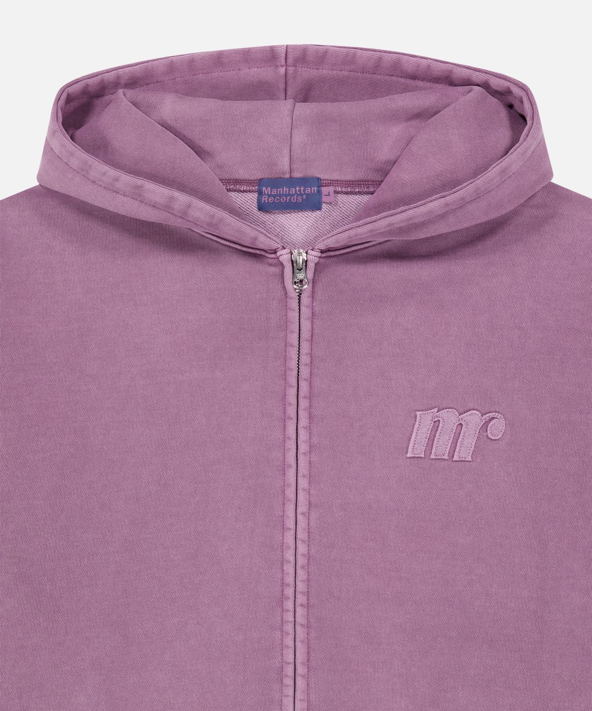 맨하탄레코즈(MANHATTAN RECORDS) MR Logo PM Zip Up Hoodie - Purple