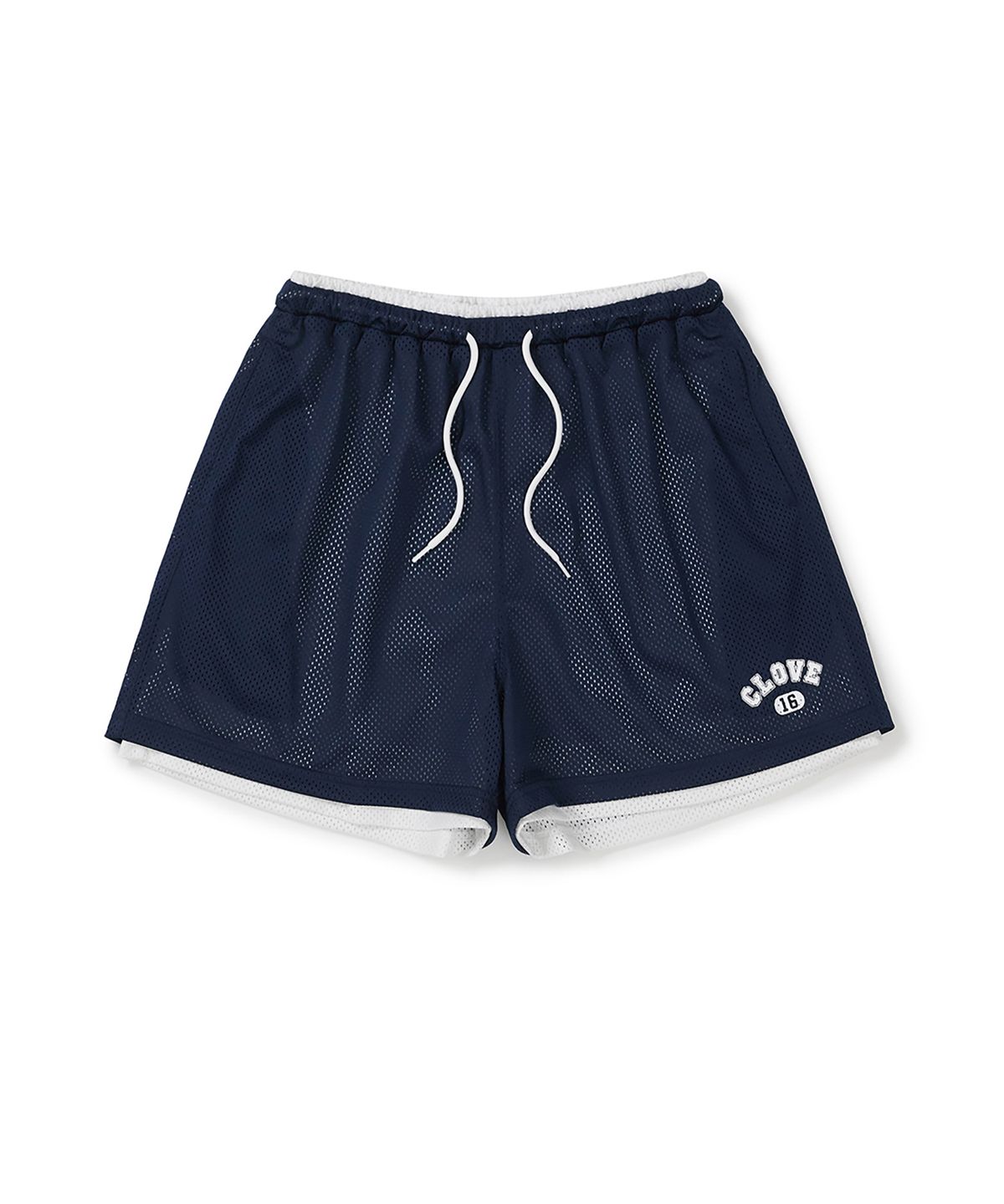 클로브(CLOVE) [26SS clove] Mesh Banding Shorts (Navy)