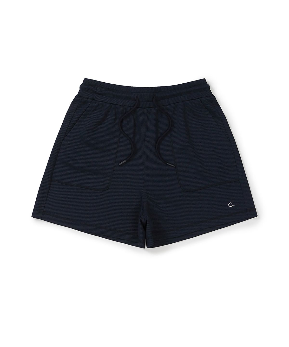 클로브(CLOVE) [26SS clove] Waffle Banding Shorts (Navy)