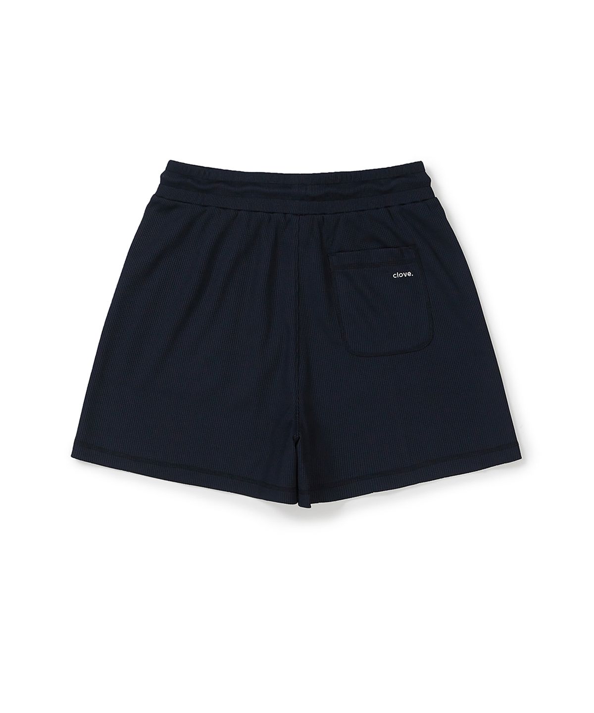클로브(CLOVE) [26SS clove] Waffle Banding Shorts (Navy)