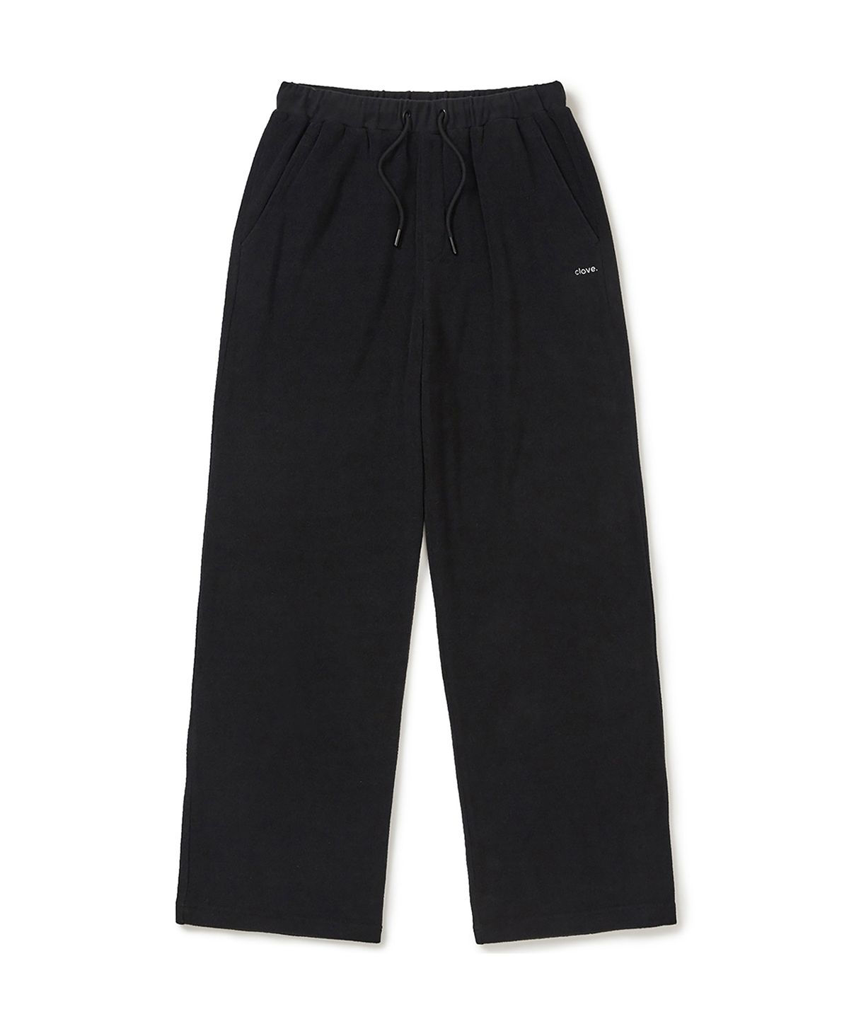 클로브(CLOVE) [26SS clove] Terry Loose-Fit Pants (Black)