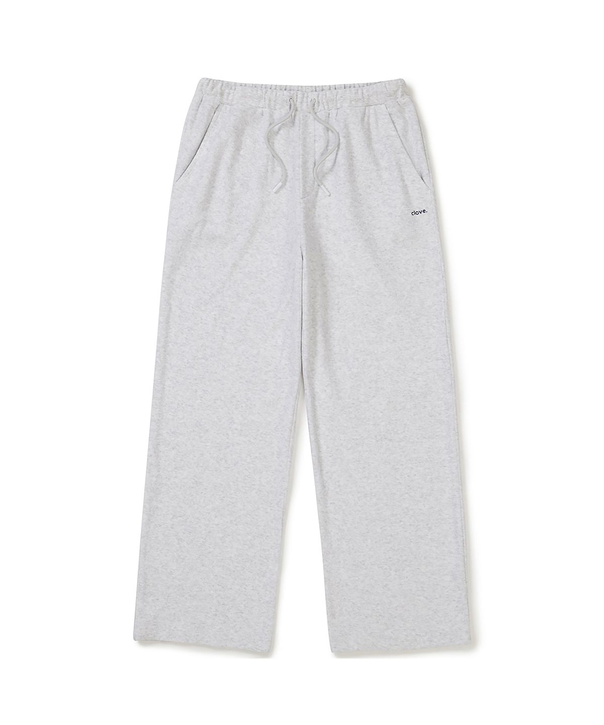 클로브(CLOVE) [26SS clove] Terry Loose-Fit Pants (Light Grey)
