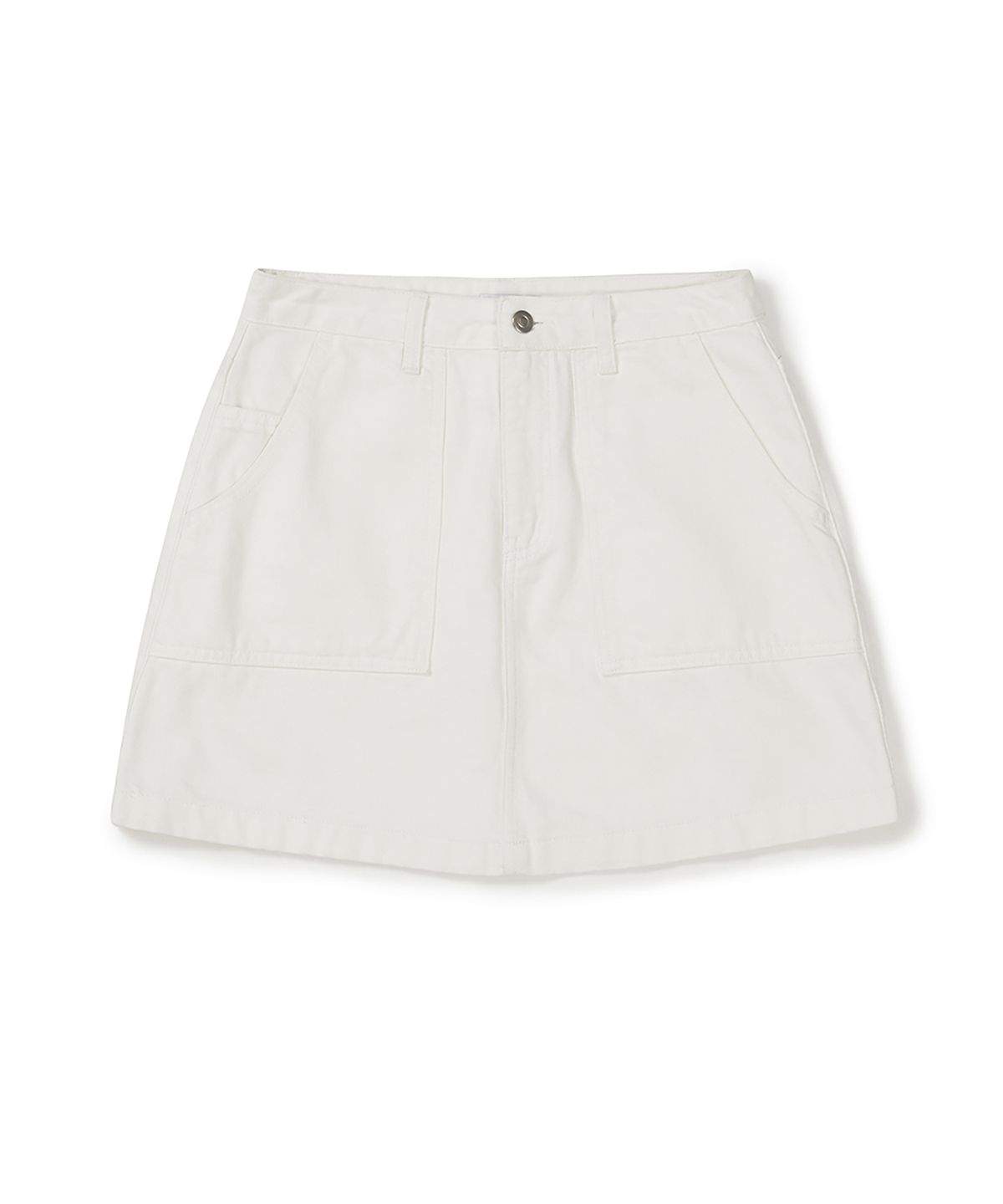 클로브(CLOVE) [26SS clove] Denim Pocket Skirt (White)