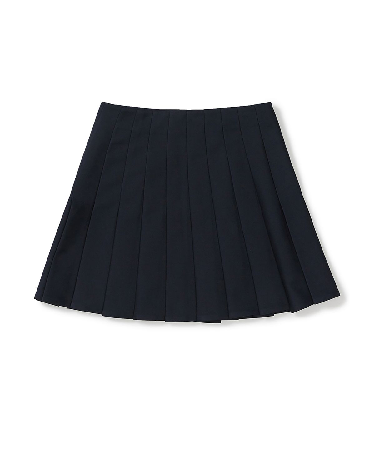 클로브(CLOVE) [26SS clove] Classic Pleated Button Skirt (Navy)