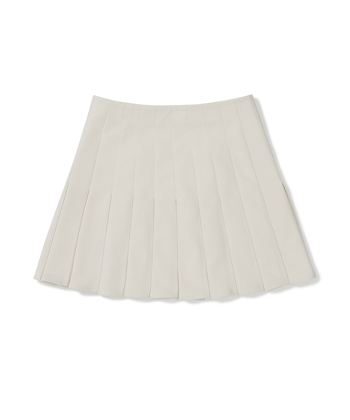 클로브(CLOVE) [26SS clove] Classic Pleated Button Skirt (Light Beige)