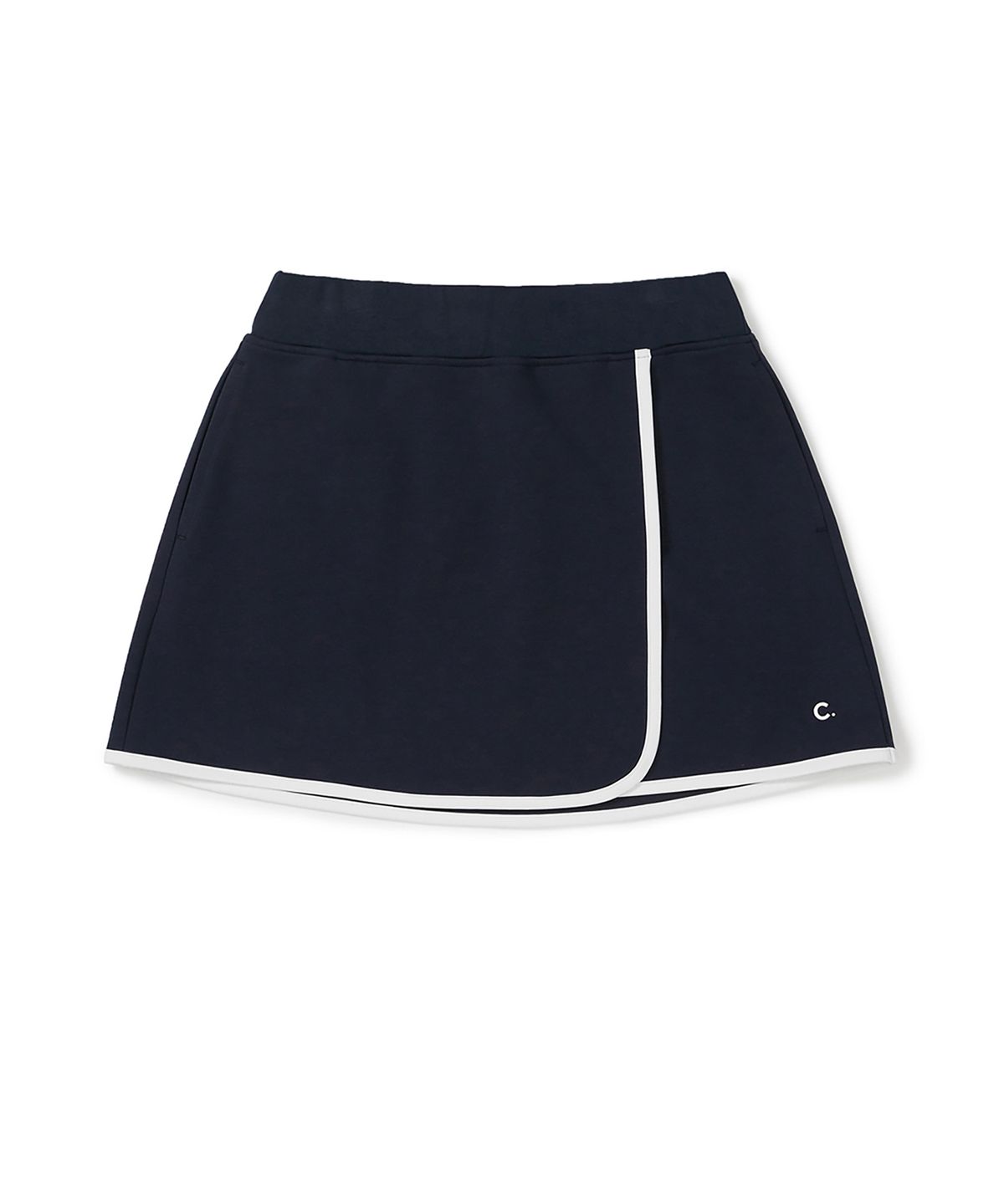 클로브(CLOVE) [26SS clove] Essential Wrap Skirt (Navy)