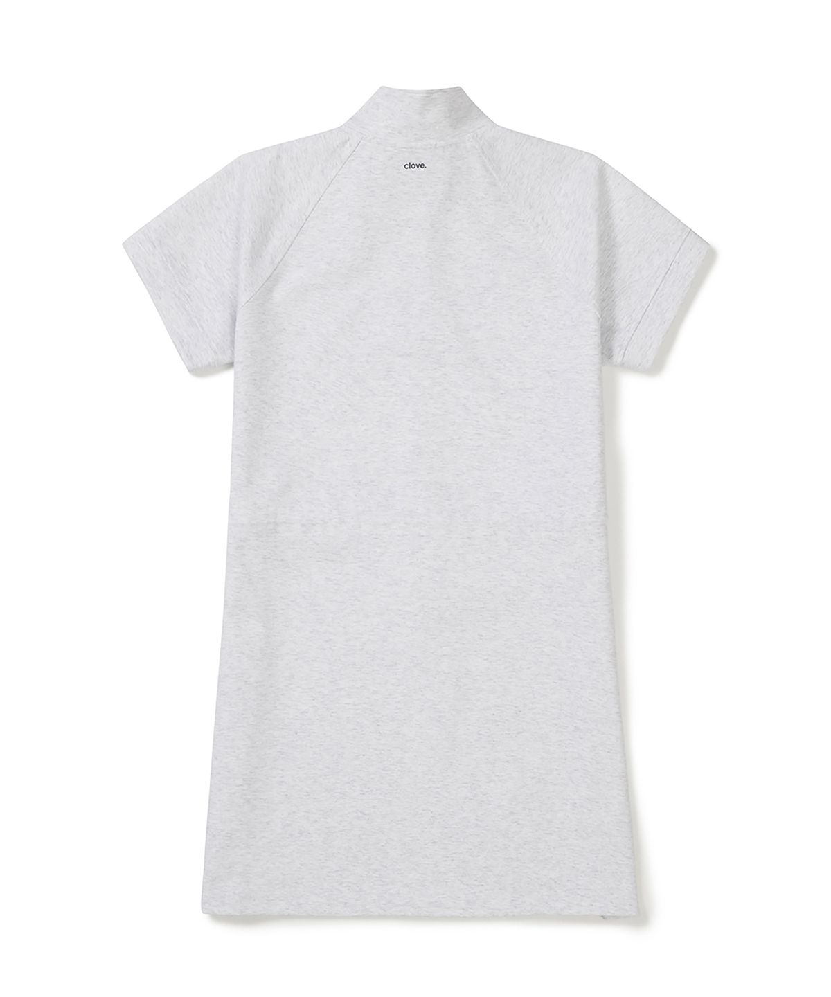 클로브(CLOVE) [26SS clove] Essential Half-Zip Dress (Light Grey)