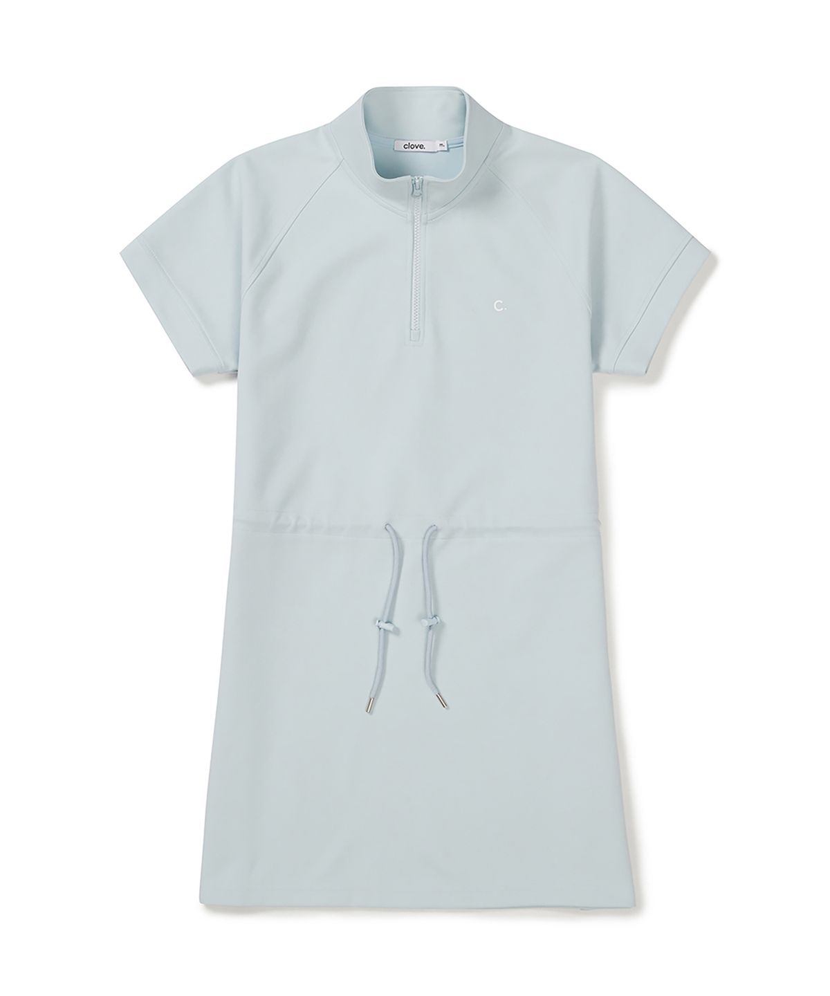 클로브(CLOVE) [26SS clove] Essential Half-Zip Dress (Sky Blue)