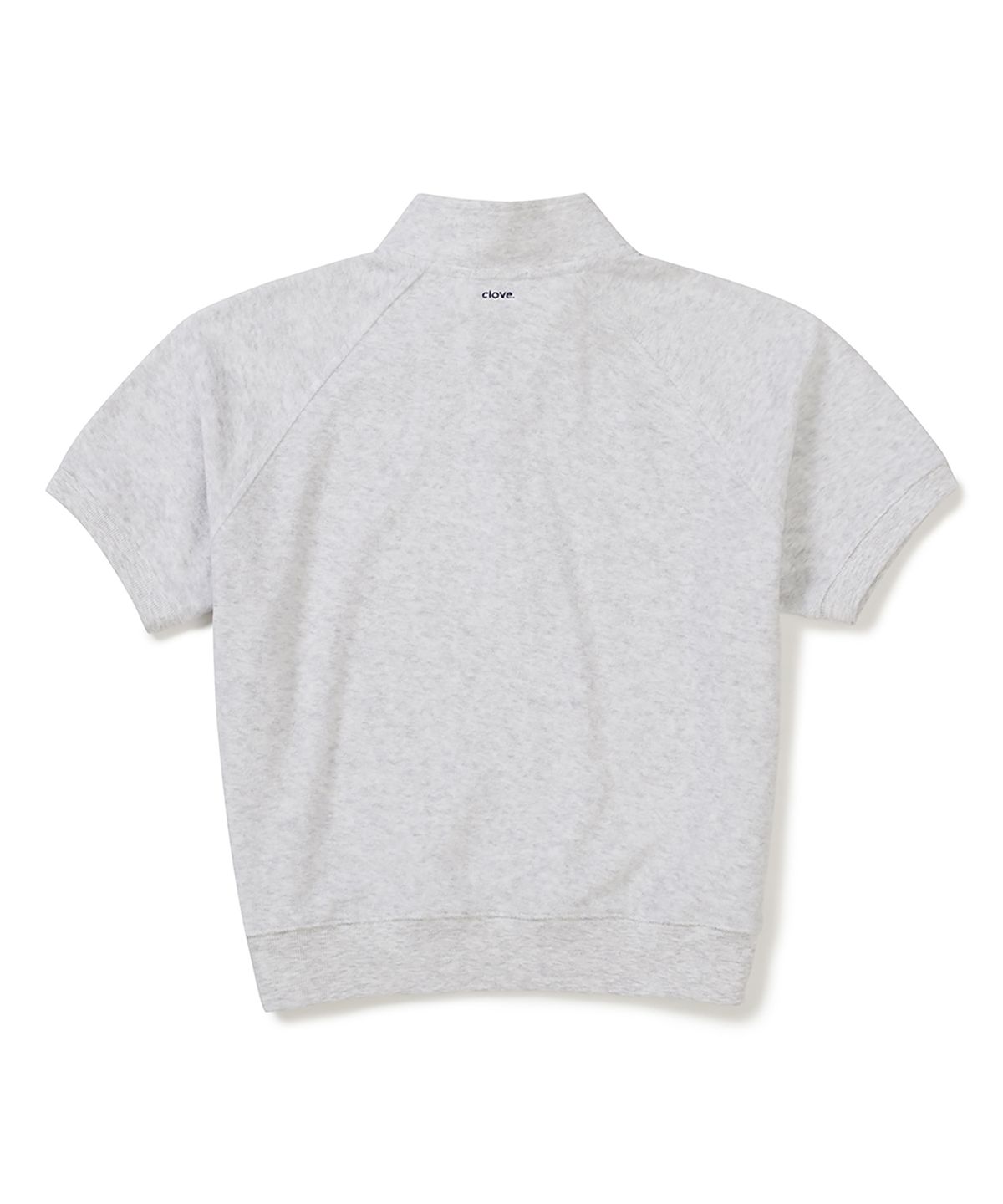 클로브(CLOVE) [26SS clove] Terry Half-Zip T-Shirt (Light Grey)