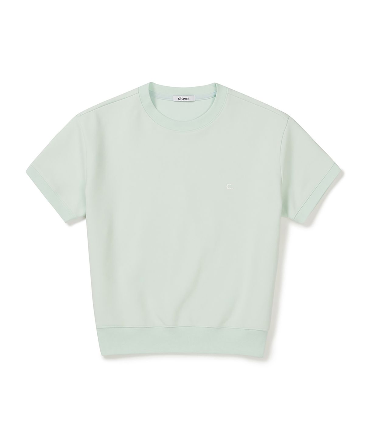 클로브(CLOVE) [26SS clove] Essential Sweat T-Shirt (Mint)