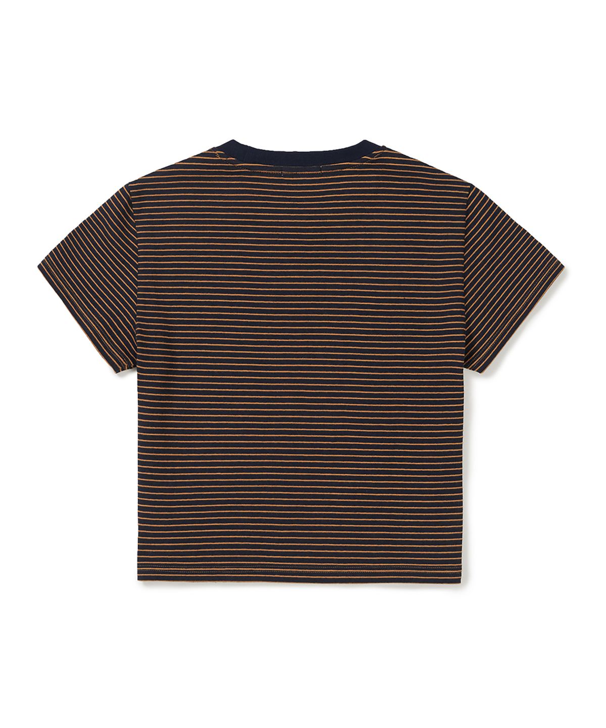 클로브(CLOVE) [26SS clove] Daily Stripe Short T-Shirt (Navy)