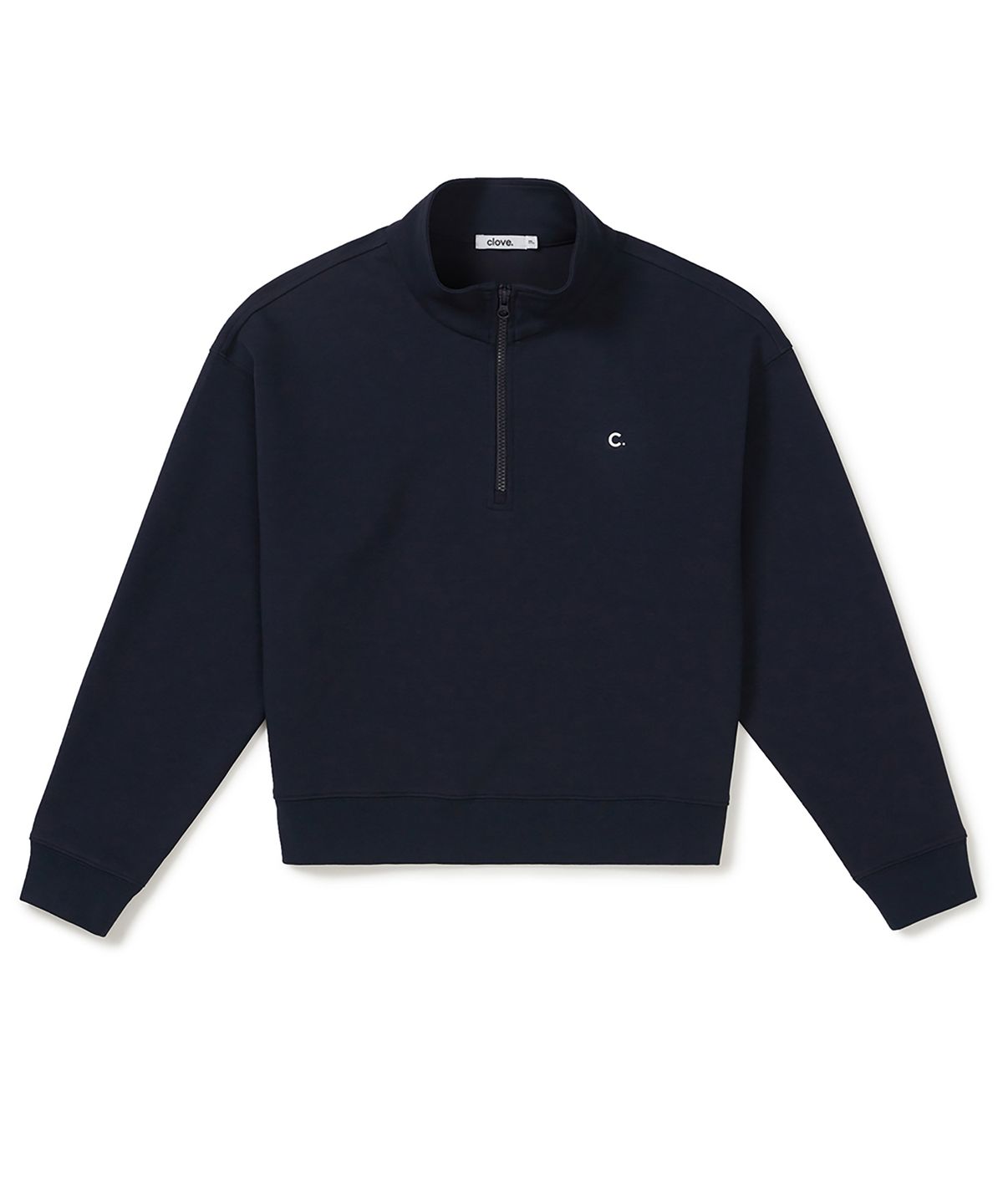 클로브(CLOVE) [26SS clove] Essential Half-Zip Sweatshirt (Navy)