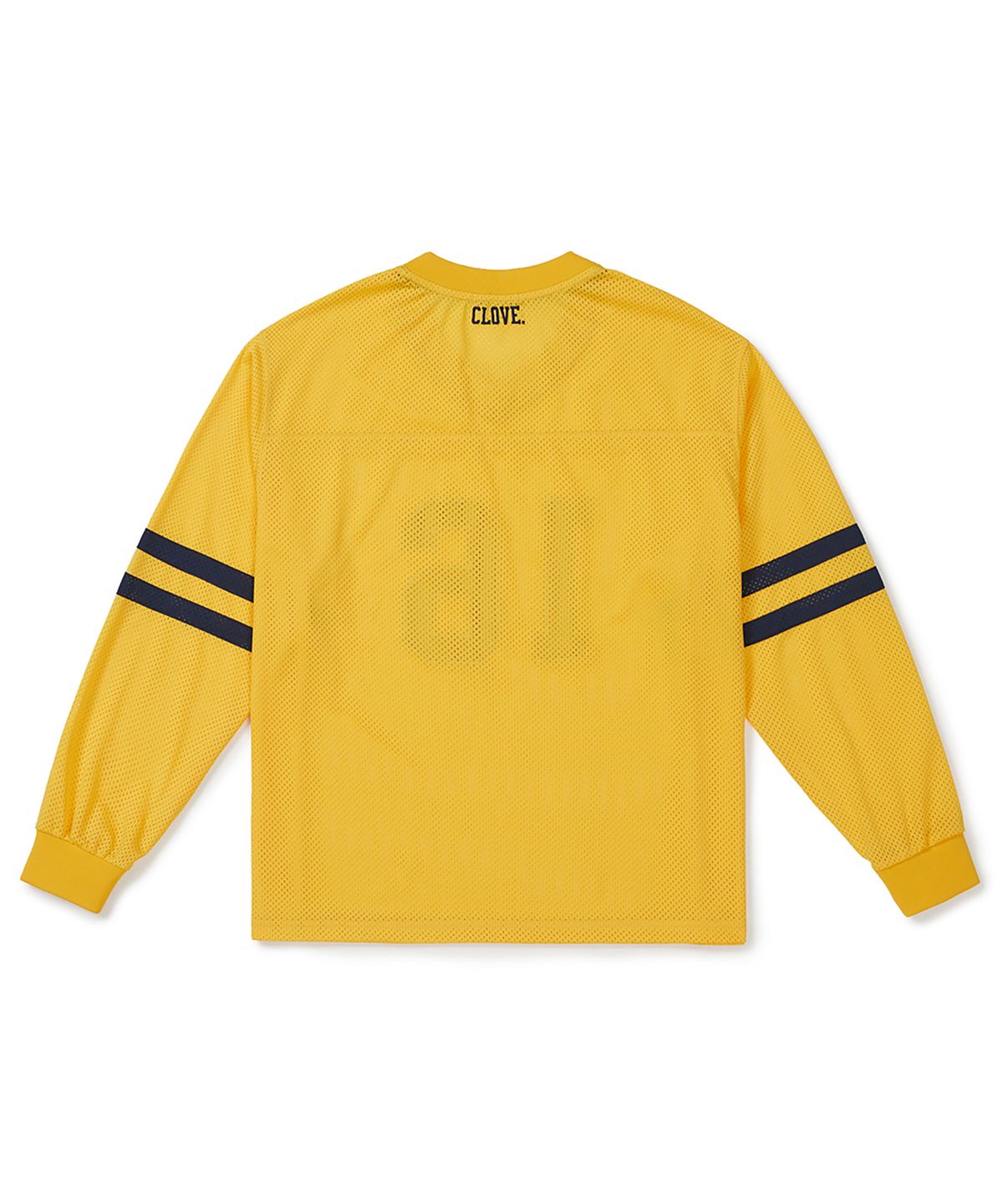 클로브(CLOVE) [26SS clove] Number Mesh T-Shirt (Yellow)