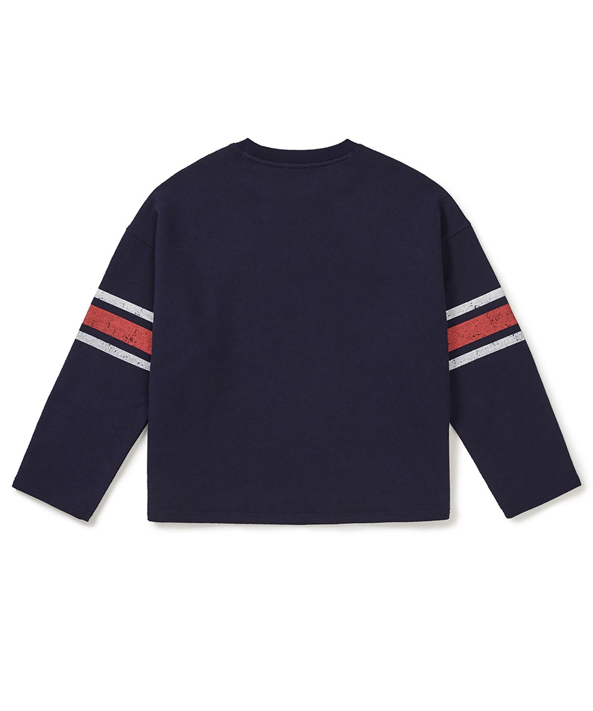클로브(CLOVE) [26SS clove] Varsity Long-Sleeve T-Shirt (Navy)