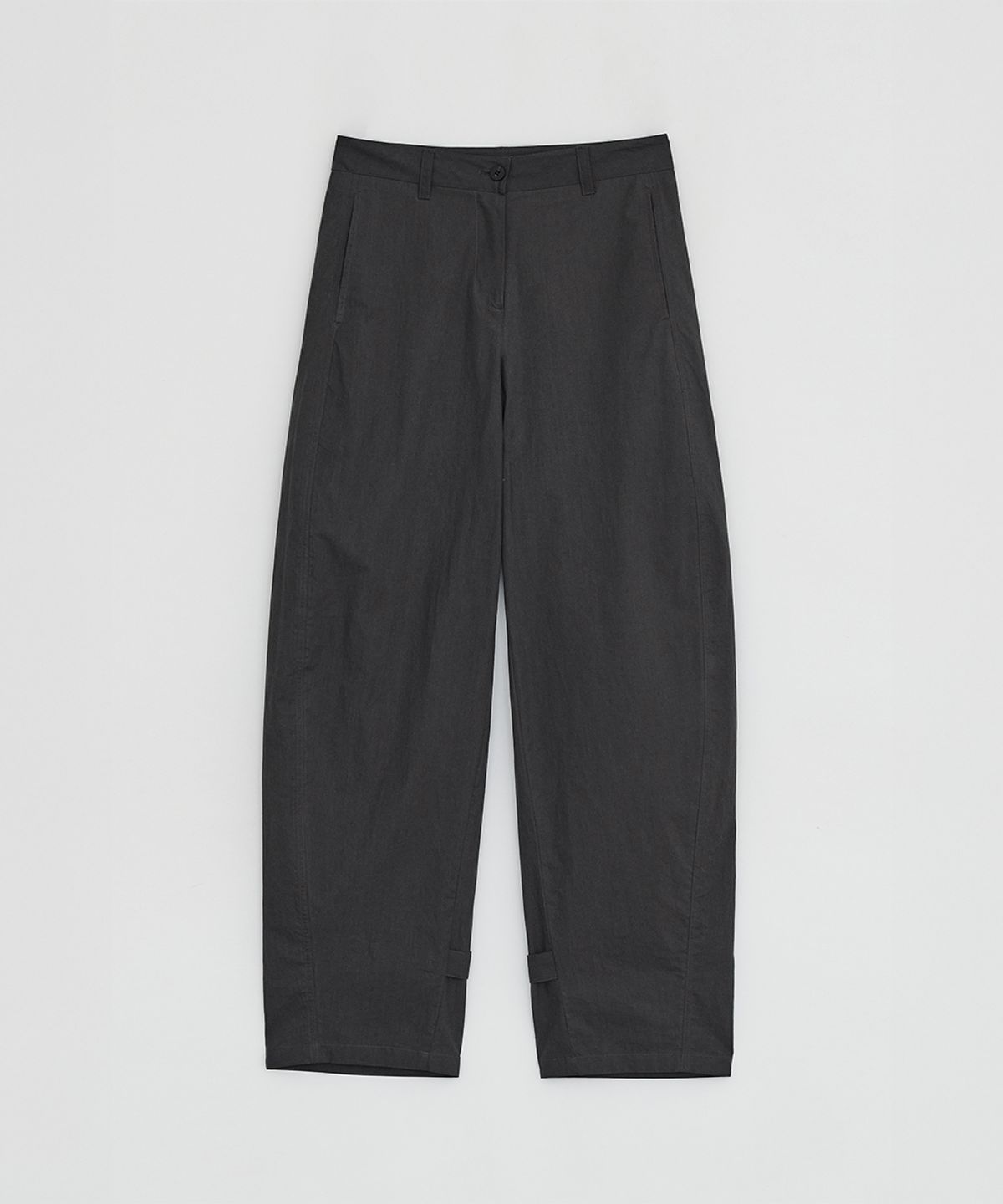 로우타이드(LOW TIDE) BUTTON BALLOON PANTS [CHARCOAL]