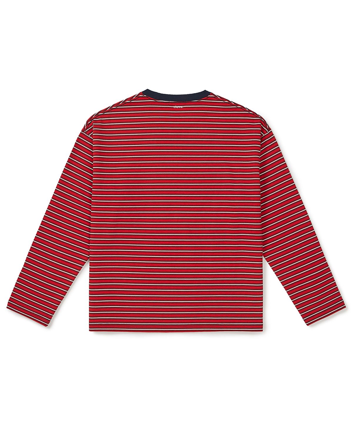 클로브(CLOVE) [26SS clove] Saint Stripe Long-Sleeve T-Shirt (Red)