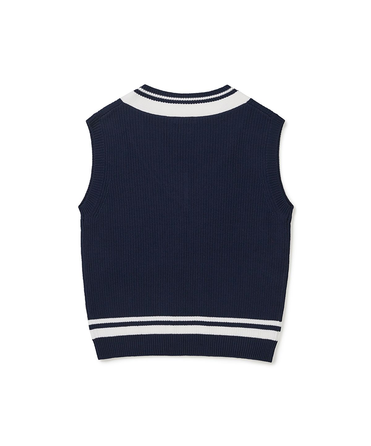 클로브(CLOVE) [26SS clove] Cricket Knit Vest (Navy)