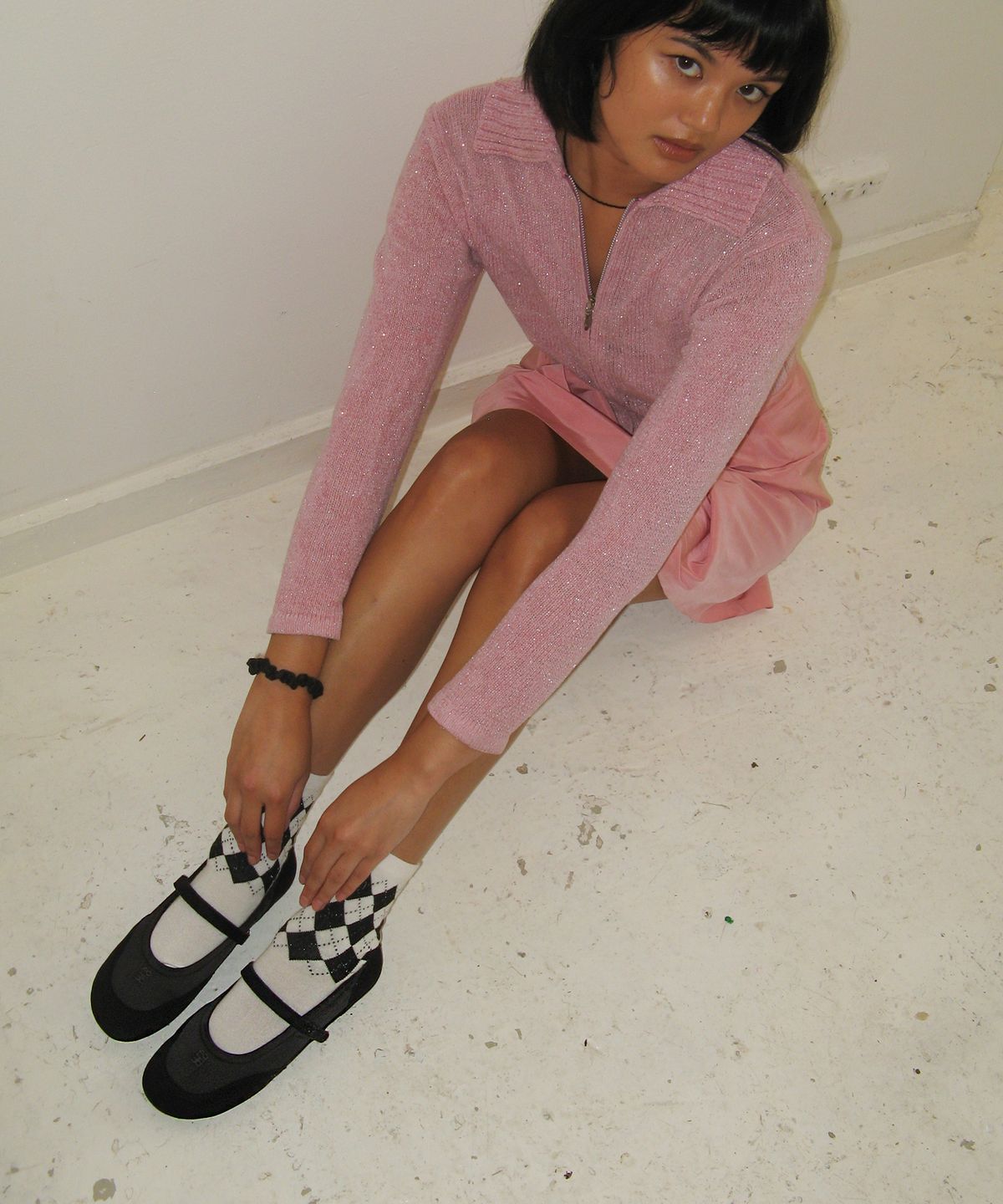 포기무디(FOGGY MOODY) Twins 0041. Symbol Mary-Jane Flats - 3colors