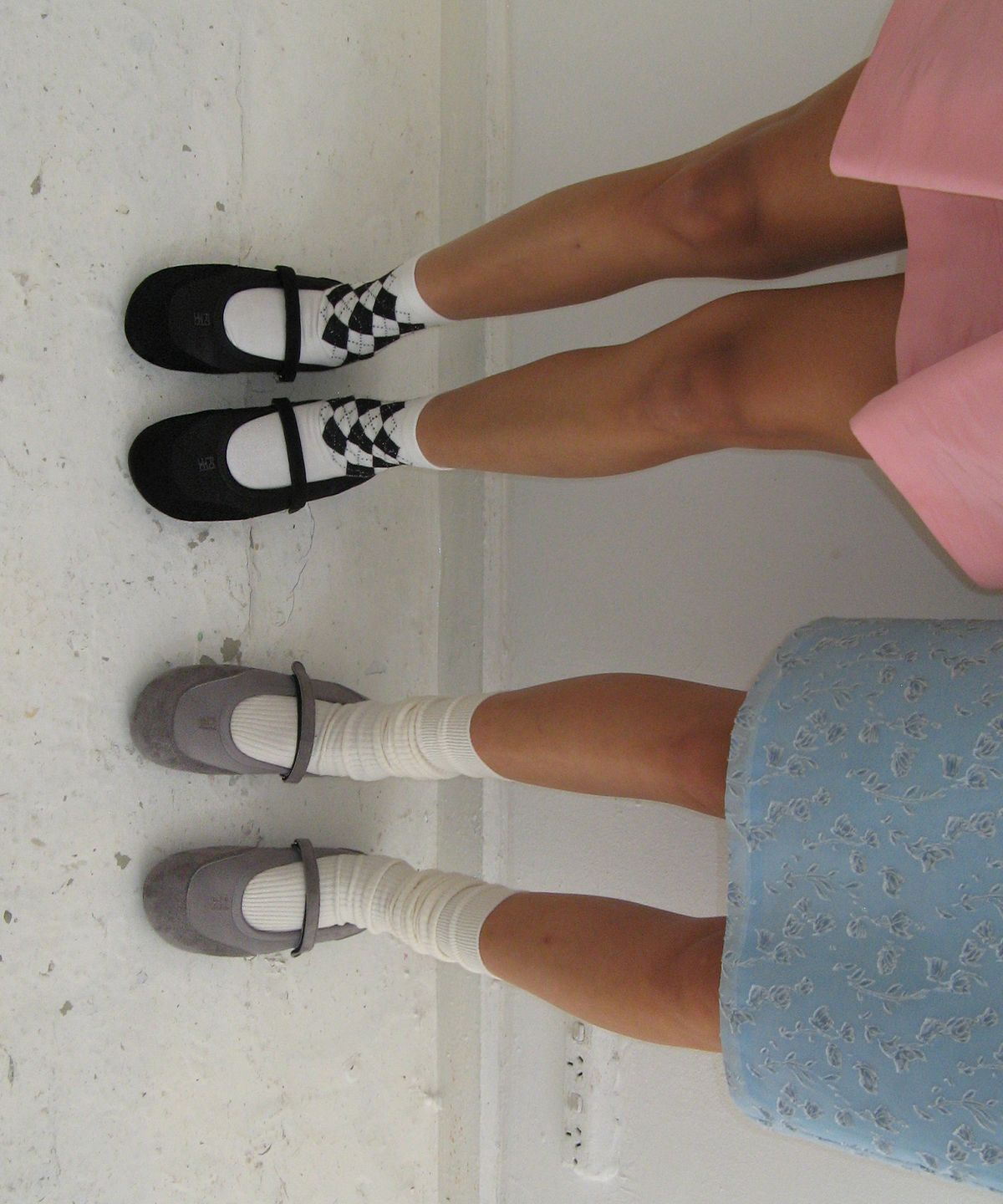 포기무디(FOGGY MOODY) Twins 0041. Symbol Mary-Jane Flats - 3colors