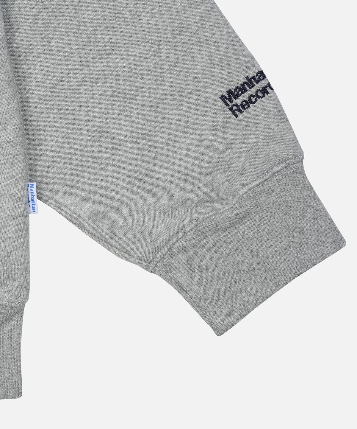 맨하탄레코즈(MANHATTAN RECORDS) MR Logo Zip Up Hoodie - Grey