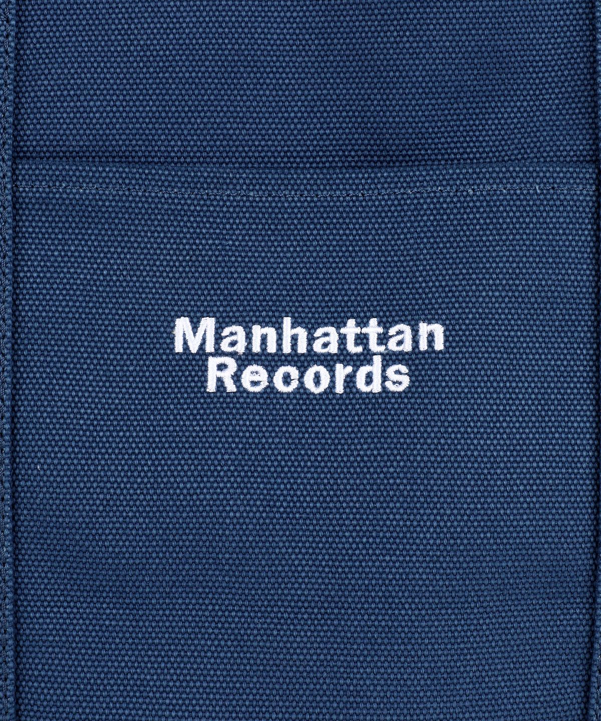 맨하탄레코즈(MANHATTAN RECORDS) MR Canvas Vinyl Tote Bag - Navy