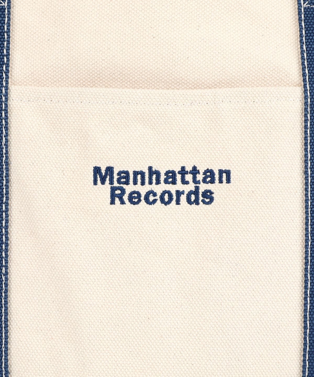 맨하탄레코즈(MANHATTAN RECORDS) MR Canvas Vinyl Tote Bag - Ivory