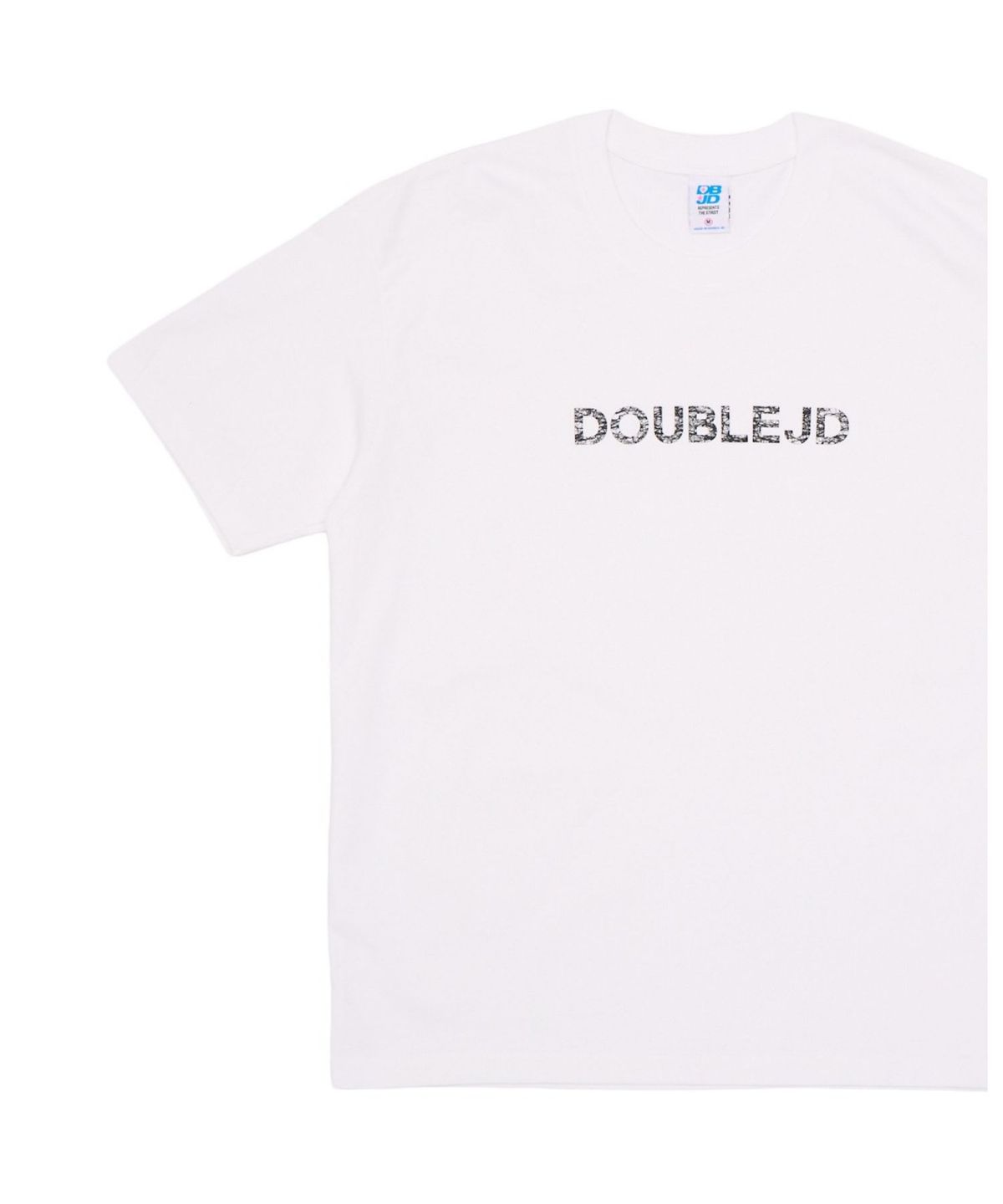 더블제이디(DOUBLE JD) 탱글 레터링 반팔 티셔츠
