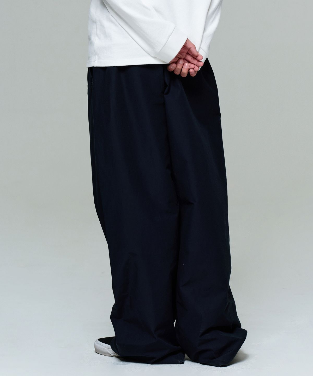 이알에이(ERA) MEN WIDE TRACK PANTS - DARK NAVY