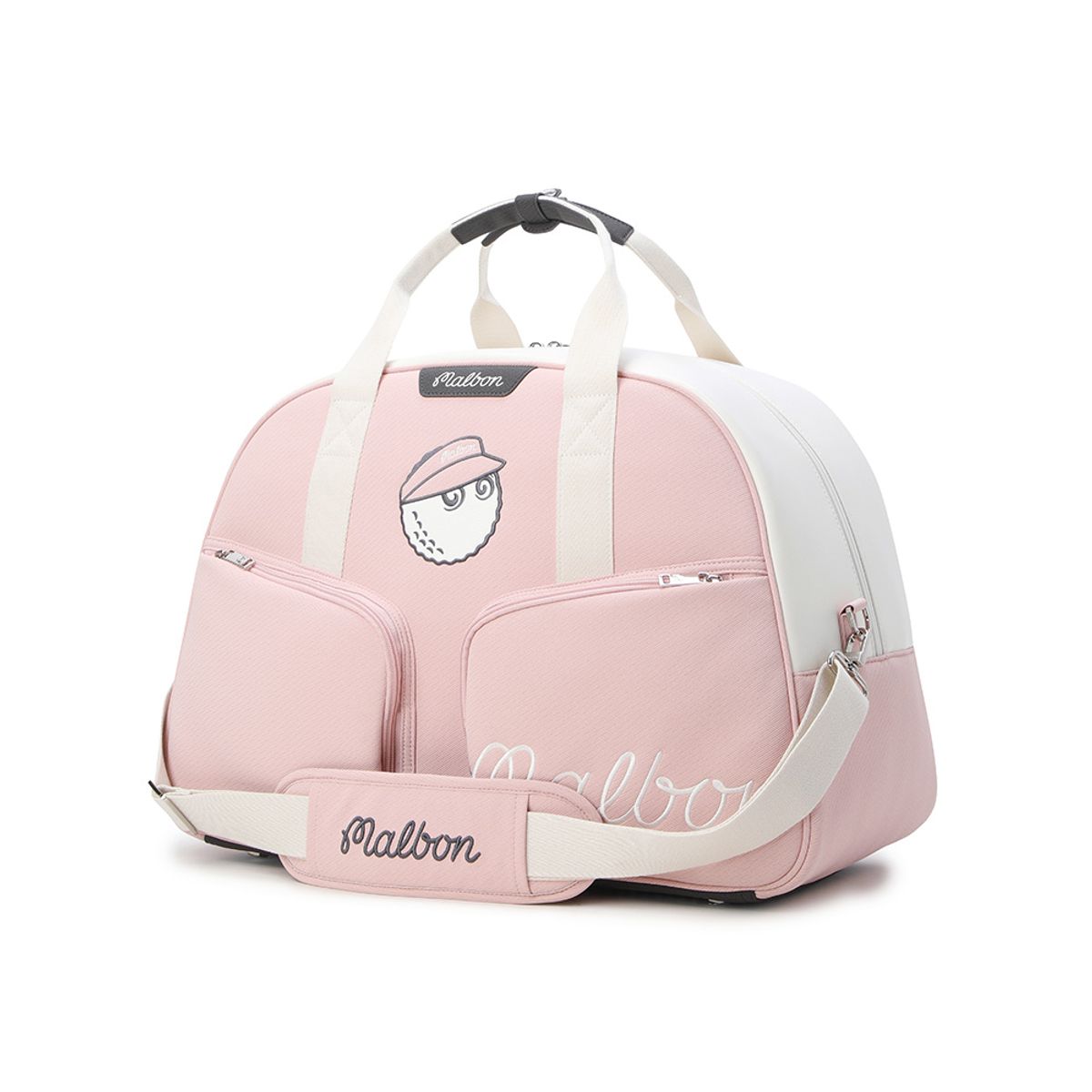 말본 골프(MALBON GOLF) 클래식 리저브 보스턴백 PINK