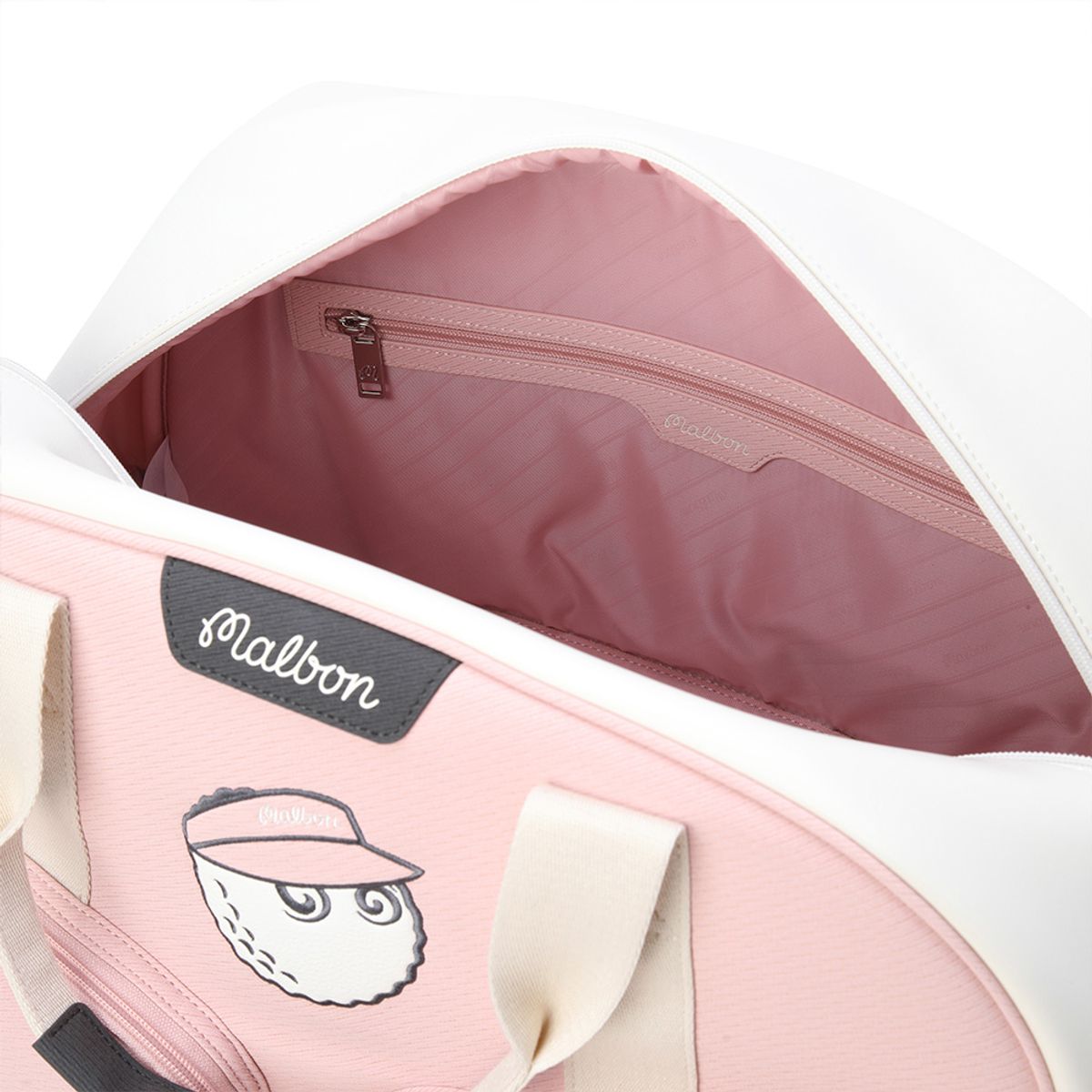 말본 골프(MALBON GOLF) 클래식 리저브 보스턴백 PINK