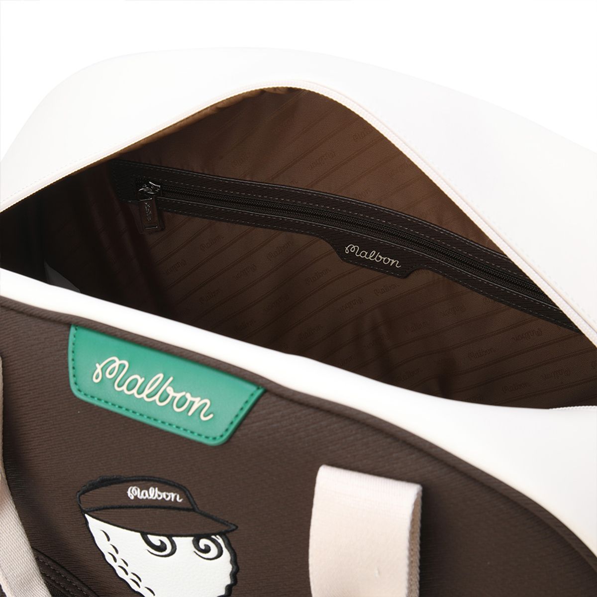말본 골프(MALBON GOLF) 클래식 리저브 보스턴백 BROWN