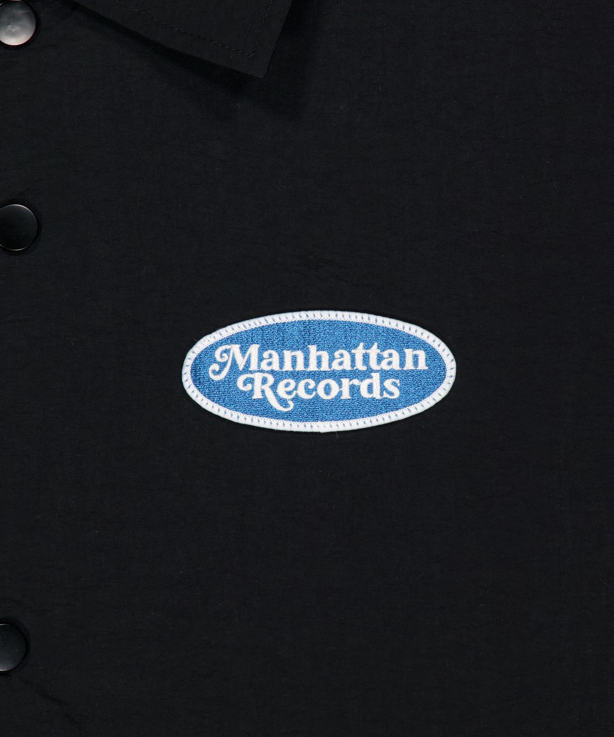 맨하탄레코즈(MANHATTAN RECORDS) MR Team Coach Jacket - Black