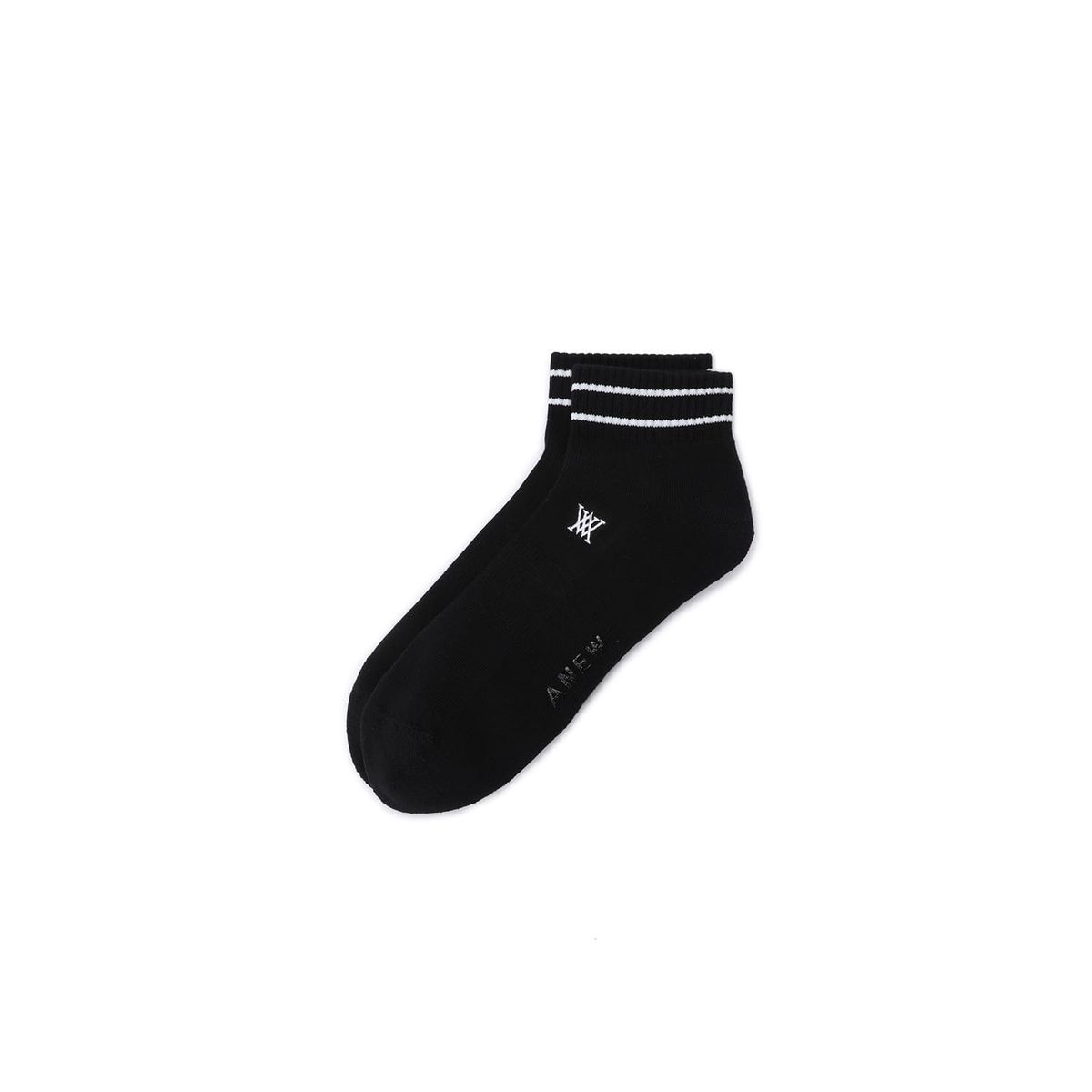 어뉴골프(ANEW GOLF) MEN SNEAKERS SOCKS_BK
