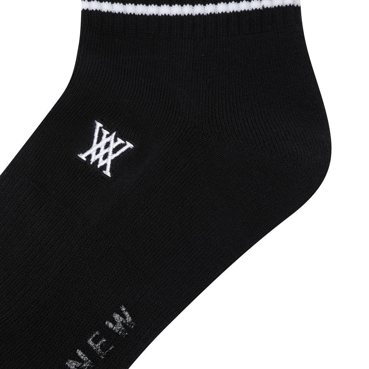 어뉴골프(ANEW GOLF) MEN SNEAKERS SOCKS_BK