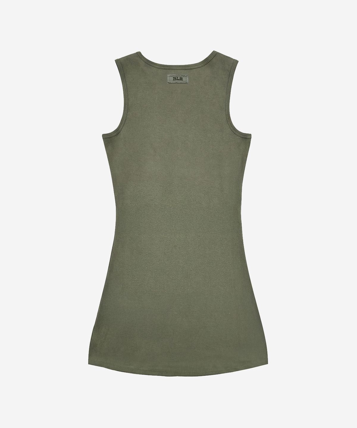 비엘알(BLR) Room of Echoes Graphic Sleeveless Khaki