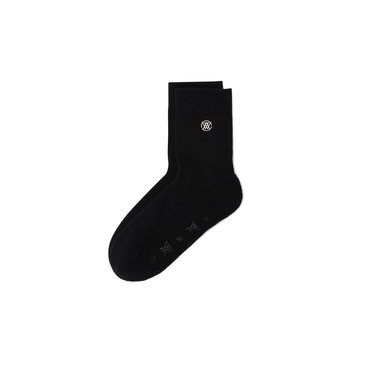 어뉴골프(ANEW GOLF) WOMEN COLOR POP MIDDLE SOCKS_BK