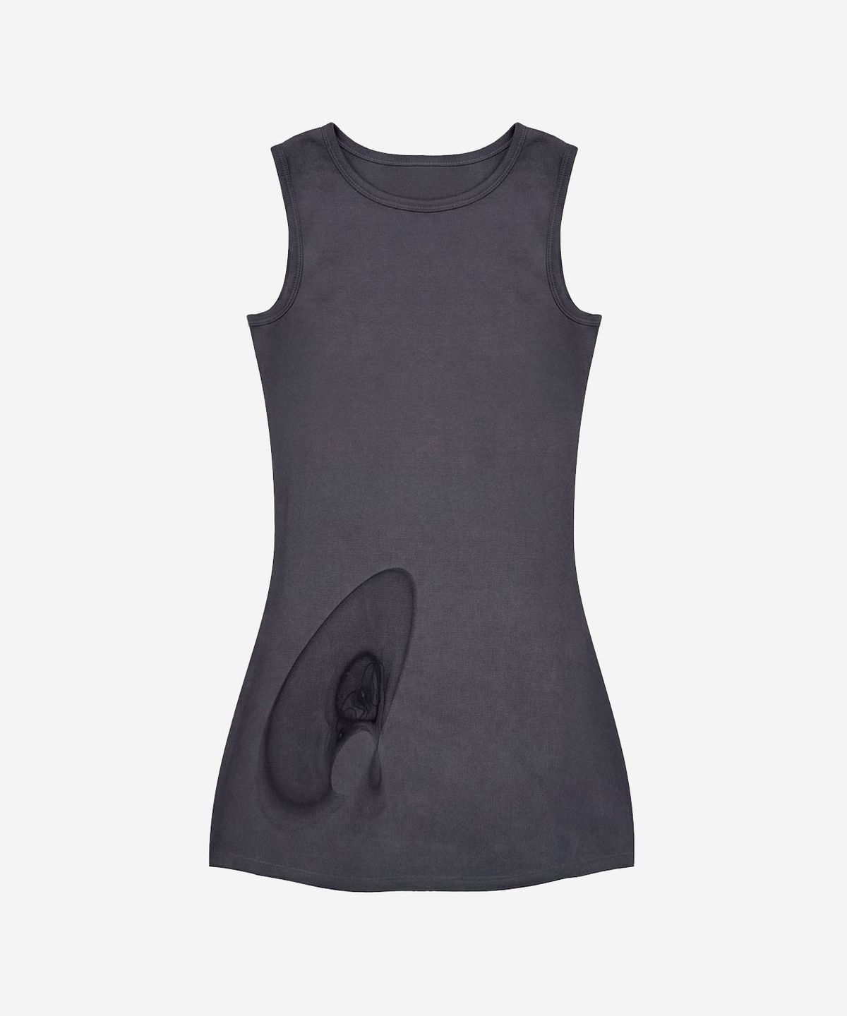 비엘알(BLR) Room of Echoes Graphic Sleeveless Grey
