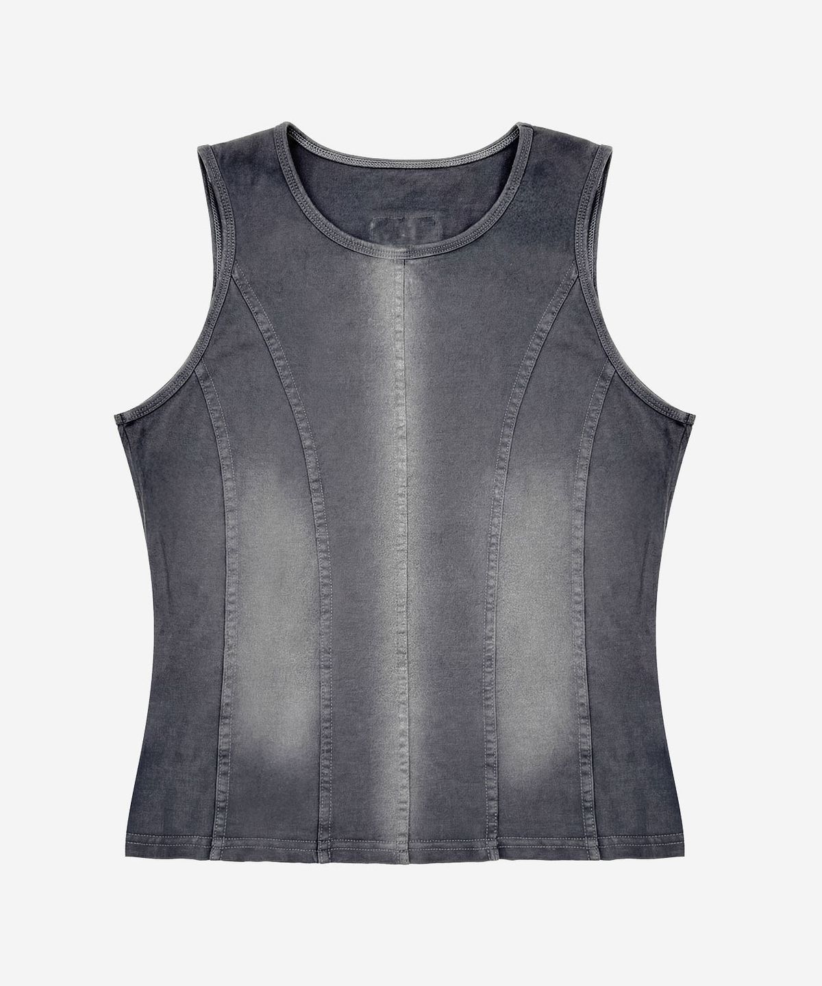 비엘알(BLR) Vintage Washing Sleeveless Grey