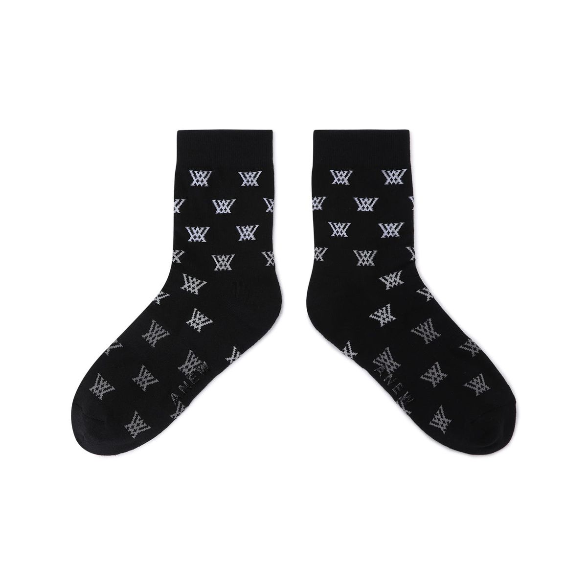 어뉴골프(ANEW GOLF) WOMEN GRADATION SOCKS_BK