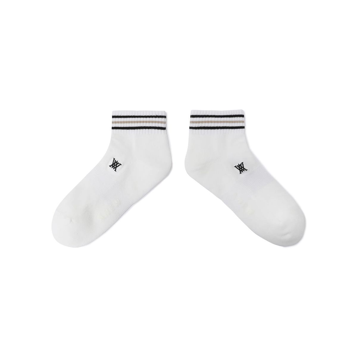 어뉴골프(ANEW GOLF) WOMEN SNEAKERS SOCKS_WH