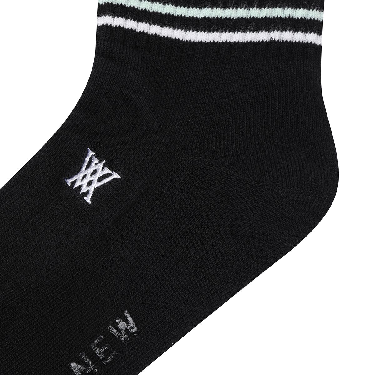 어뉴골프(ANEW GOLF) WOMEN SNEAKERS SOCKS_BK