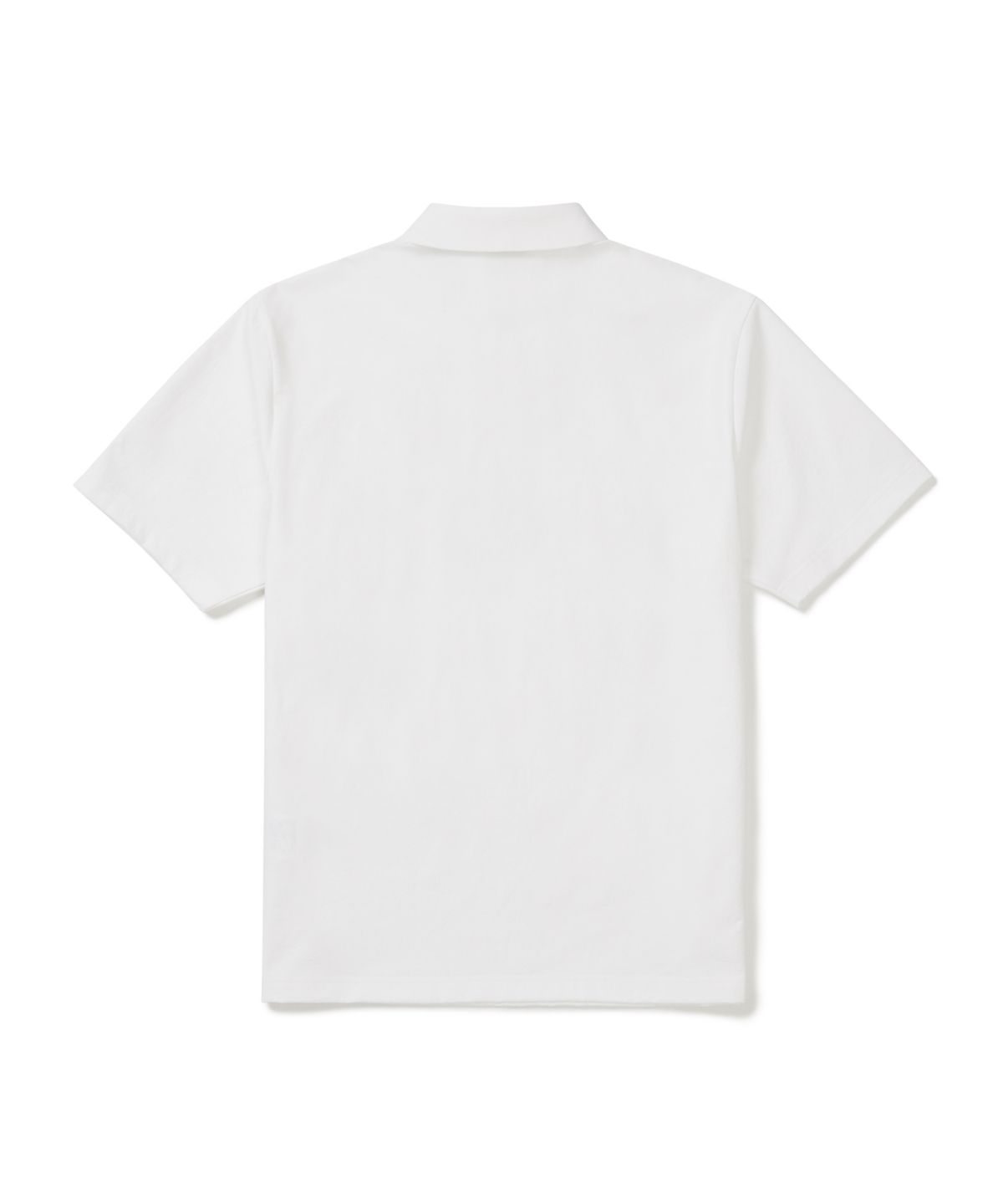 스노우피크 어패럴(SNOWPEAK APPAREL) 클래식 우븐 반팔 폴로 티셔츠 (S26MMTPS16) White