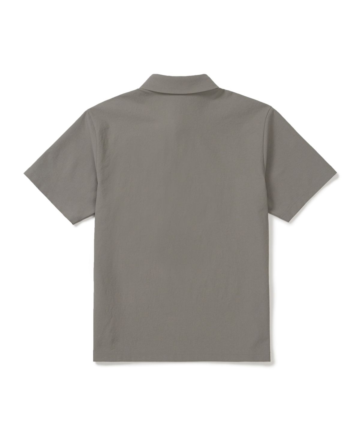스노우피크 어패럴(SNOWPEAK APPAREL) 클래식 우븐 반팔 폴로 티셔츠 (S26MMTPS16) Vintage Gray