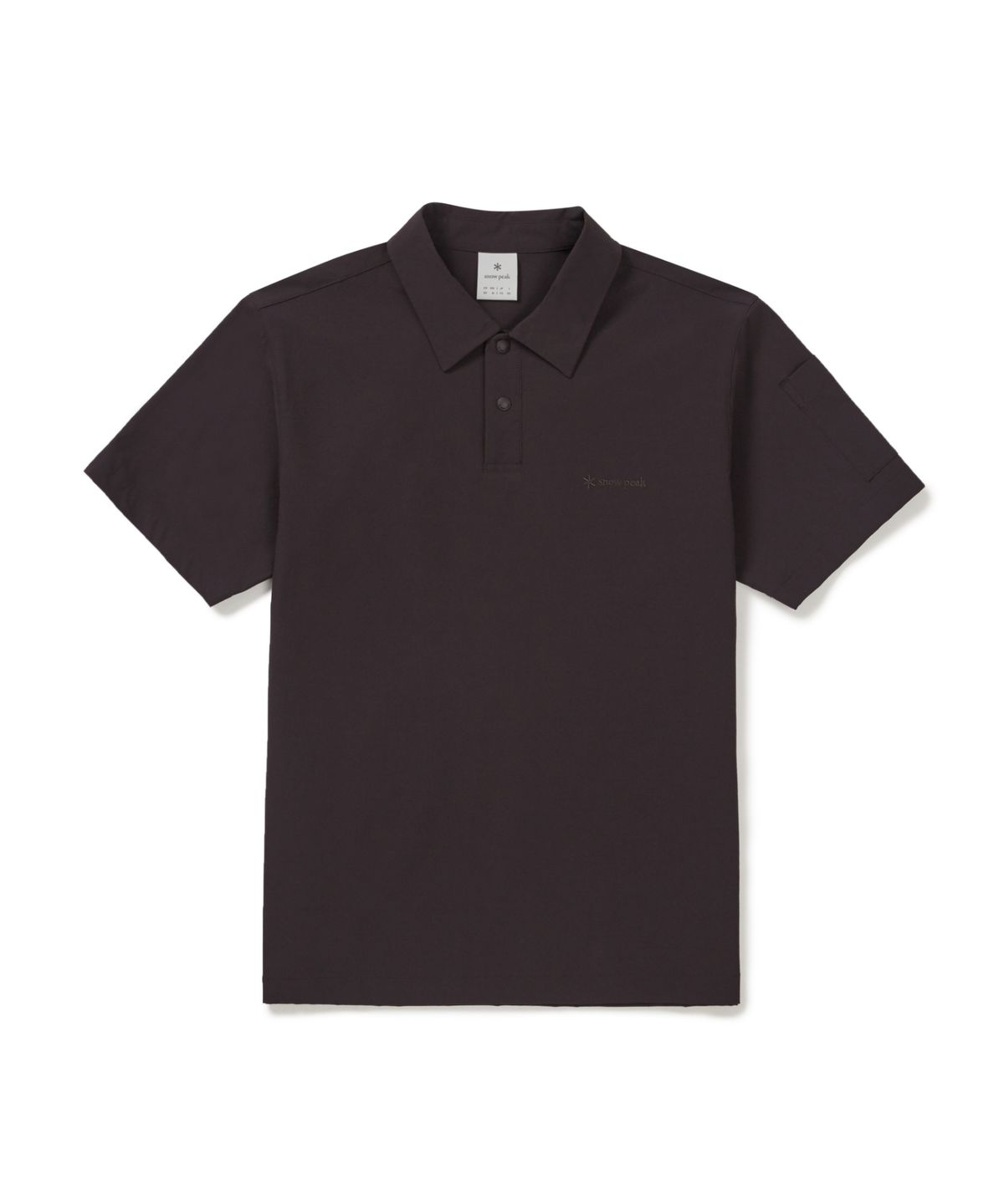 스노우피크 어패럴(SNOWPEAK APPAREL) 경량 코듀라 폴로 반팔 티셔츠 (S26MMPPS04) Wine
